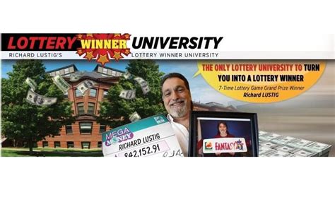 lottery winner university|lottery winning university.